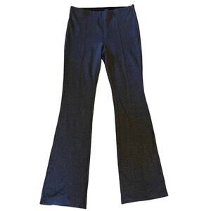 Athleta Sienna Side Zip High Rise Flare Leg Knit Pant Gray Size 14Tall